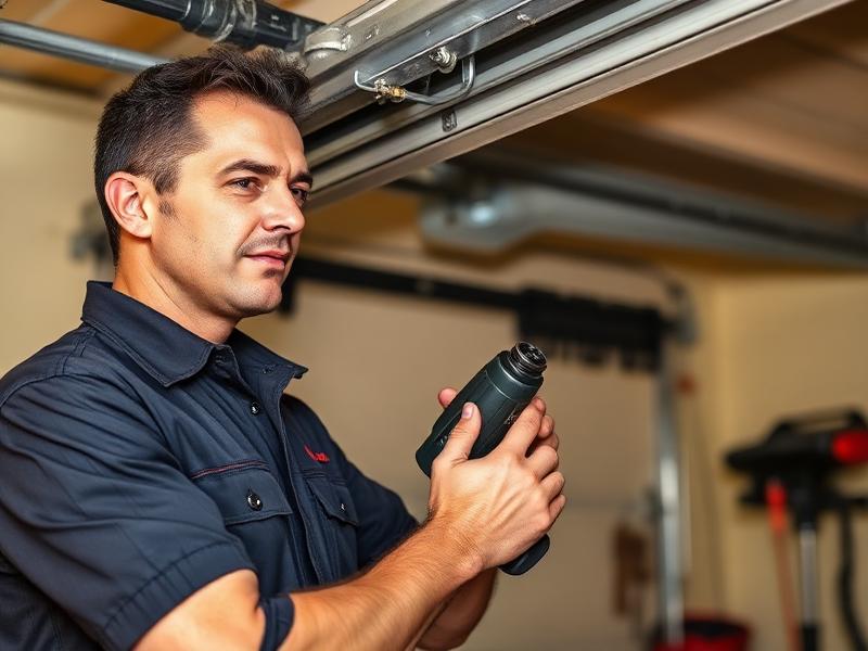 Garage Door Magnolia technician performing professional maintenance service